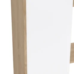 Boekenkast Wit Hoogglans - 89x34x157cm - Maze