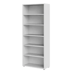 Boekenkast Wit - 90x40x220cm - Prima