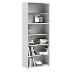 Boekenkast Wit - 90x40x220cm - Prima