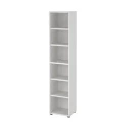 Boekenkast Wit - 50x45x205cm - Prima