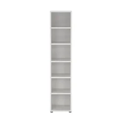 Boekenkast Wit - 50x45x205cm - Prima
