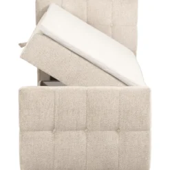 Boxcombinatie met opbergruimte Malmo - ecru - 90x200 cm