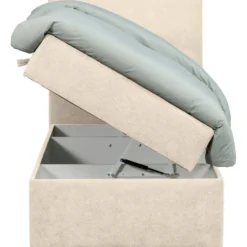 Boxcombinatie met opbergruimte Orebro 4-delig - beige - 90x200 cm