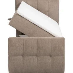 Boxcombinatie met opbergruimte Malmo - taupe - 90x200 cm