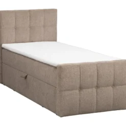 Boxcombinatie met opbergruimte Malmo - taupe - 90x200 cm
