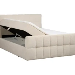 Boxcombinatie met opbergruimte Malmo - ecru - 180x200 cm