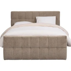 Boxcombinatie met opbergruimte Malmo - taupe - 180x200 cm