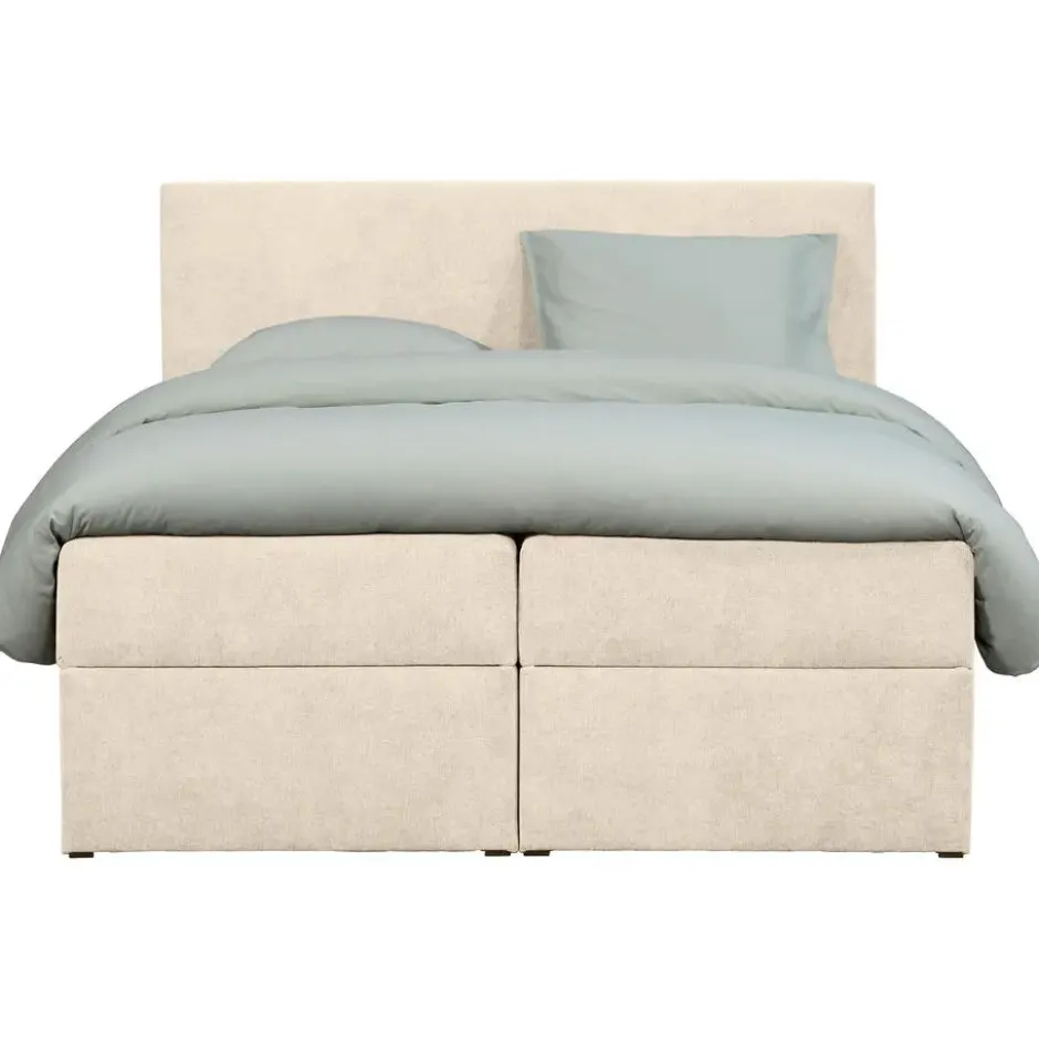 Boxcombinatie met opbergruimte Orebro 6-delig - beige - 180x200 cm