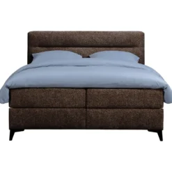 Boxspring Bergen 6-delig - donkerbruin - 180x200 cm