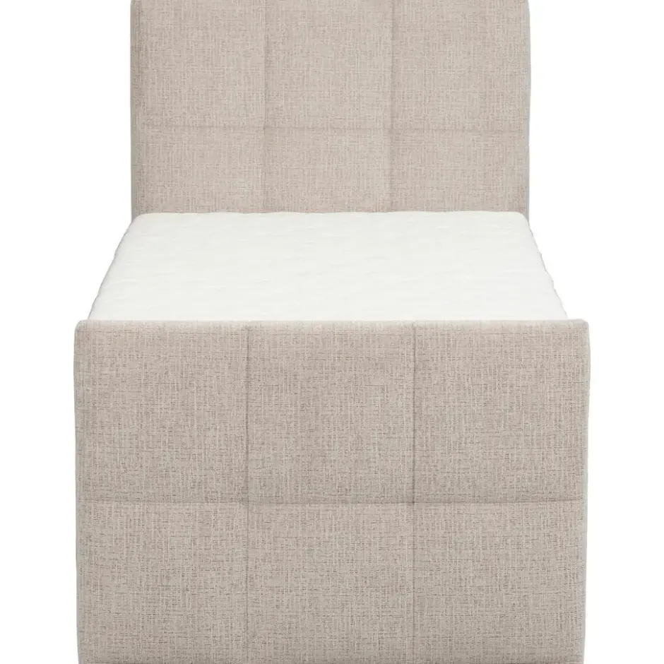 Boxspring Kanso - taupe - 90x200 cm