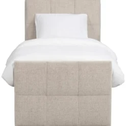 Boxspring Kanso - taupe - 90x200 cm