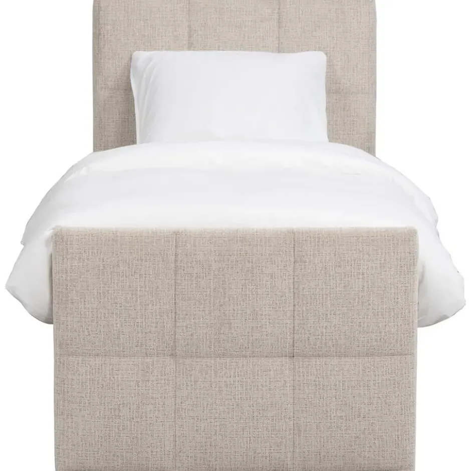 Boxspring Kanso - taupe - 90x200 cm