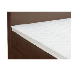 Boxspring Liv egaal - bruin - 160x200 cm - ronde poot