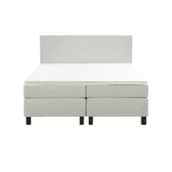 Boxspring Liv egaal - ecru - 180x200 cm - vierkante poot