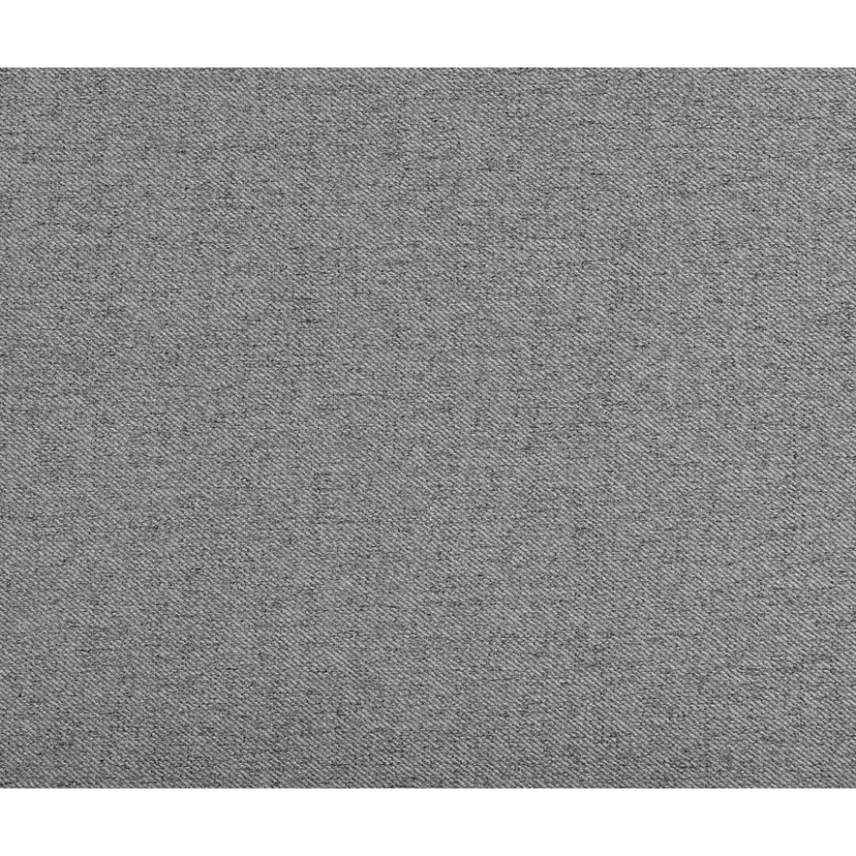 Boxspring Liv egaal - lichtgrijs - 140x200 cm - ronde poot
