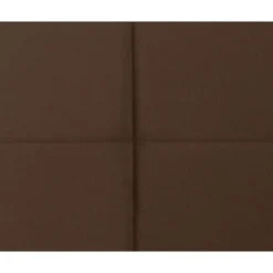 Boxspring Liv geblokt - bruin - 120x200 cm - ronde poot