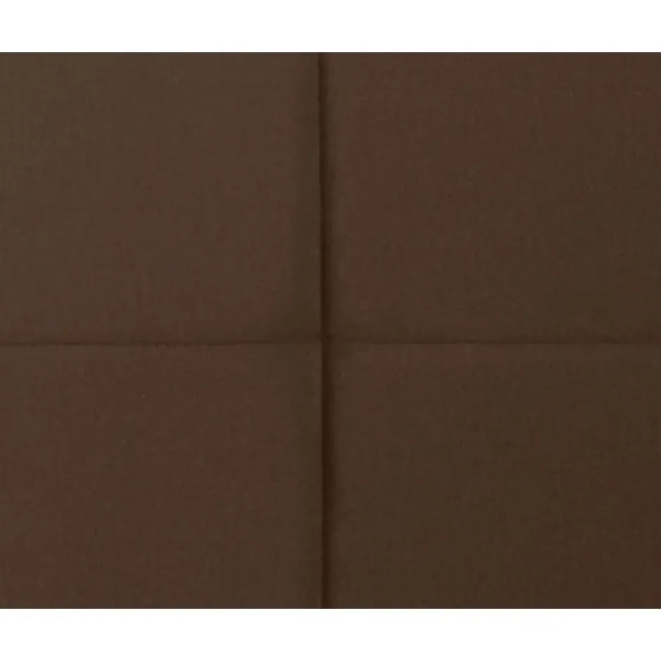 Boxspring Liv geblokt - bruin - 120x200 cm - ronde poot