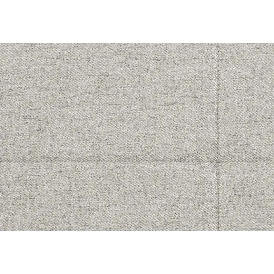 Boxspring Liv geblokt - ecru - 120x200 cm - ronde poot