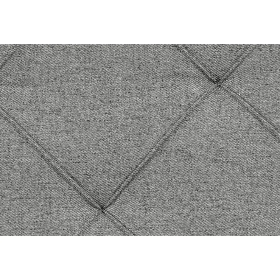 Boxspring Liv geruit - lichtgrijs - 120x200 cm - slanke poot