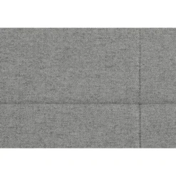 Boxspring met opbergruimte en voetbord Liv geblokt - lichtgrijs - 160x200cm