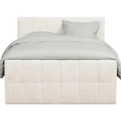 Boxspring met opbergruimte Kanso - ecru - 180x200 cm