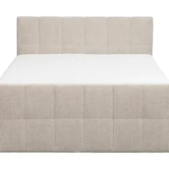 Boxspring met opbergruimte Kanso - taupe - 180x200 cm