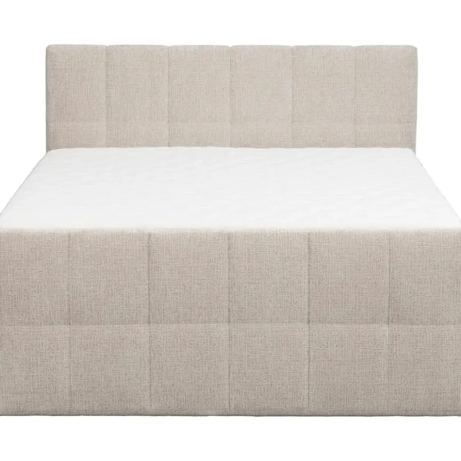 Boxspring met opbergruimte Kanso - taupe - 180x200 cm
