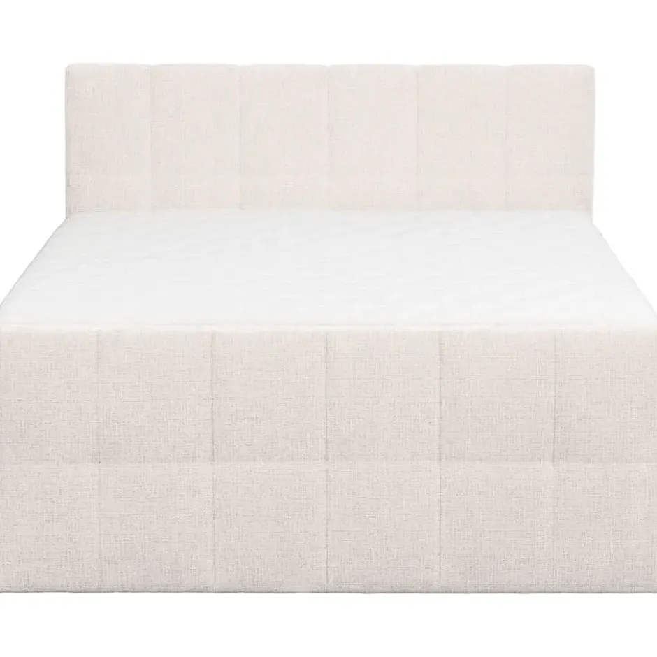Boxspring met opbergruimte Kanso - ecru - 160x200 cm