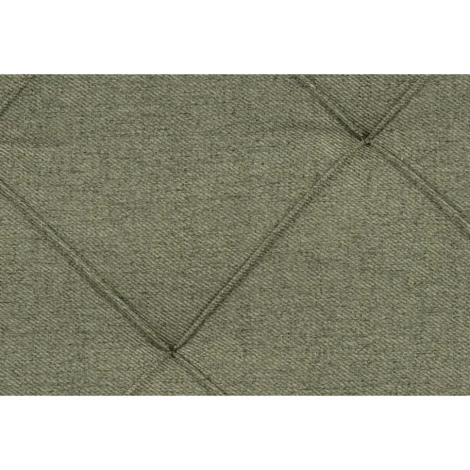 Boxspring met opbergruimte Liv geruit - groen - 90x200 cm