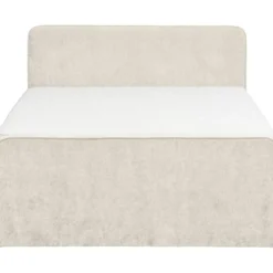 Boxspring met opbergruimte Mori - lichtgrijs - 160x200 cm