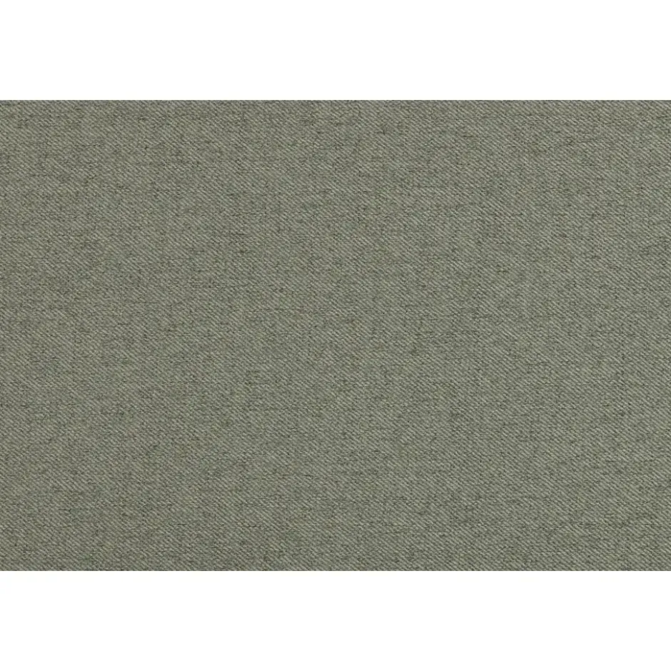Boxspring met voetbord Liv egaal - groen - 180x200 cm - ronde poot