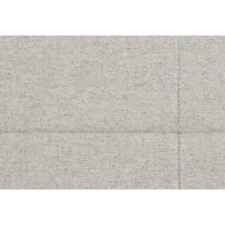 Boxspring met voetbord Liv geblokt - ecru - 160x200 cm - slanke poot