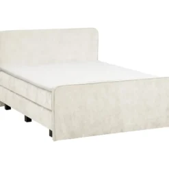 Boxspring Mori - lichtgrijs - 160x200 cm