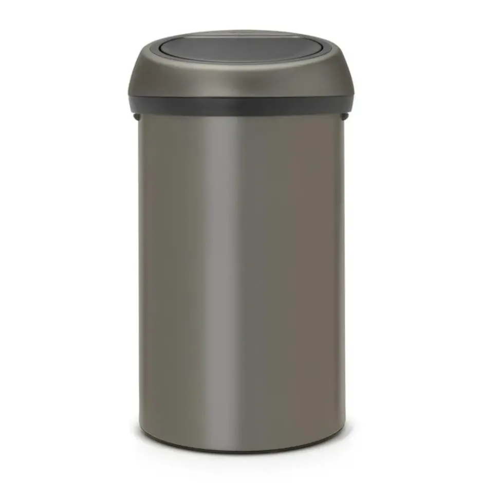 Brabantia Touch Bin Afvalemmer 60 liter Platinum