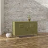 Bradford - Kast met 2 olijfgroene metalen deuren