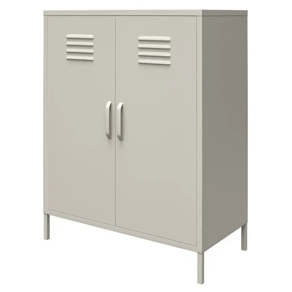 Bradford - Wandkast met 1 taupe metalen deur
