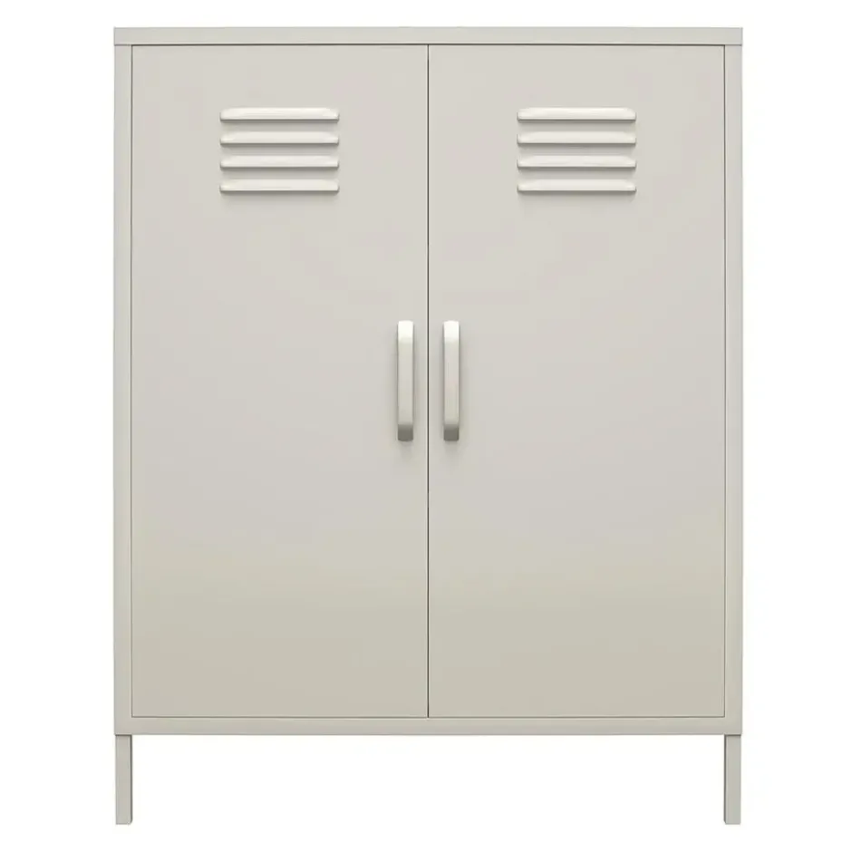 Bradford - Wandkast met 1 taupe metalen deur