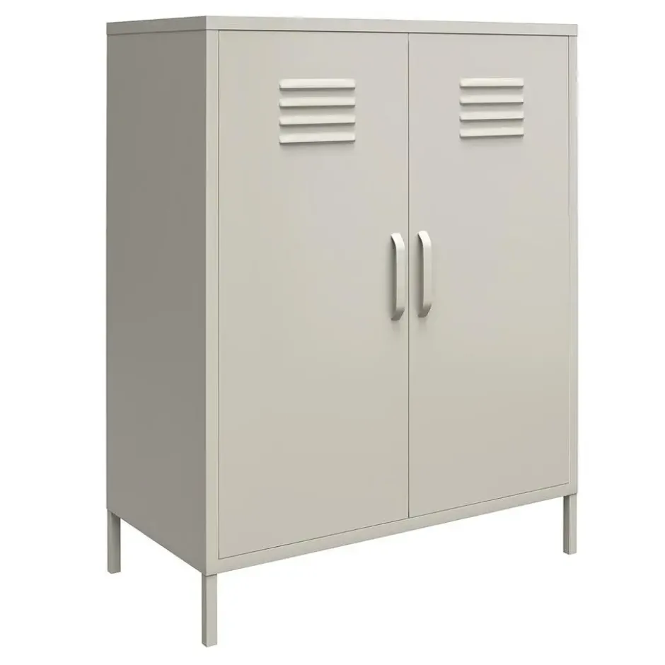 Bradford - Wandkast met 1 taupe metalen deur