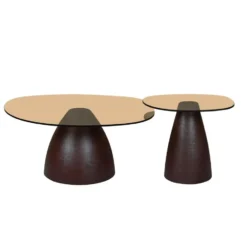 Brix - Bijzettafel - Brix Mylon Brown 50cm - Bruin