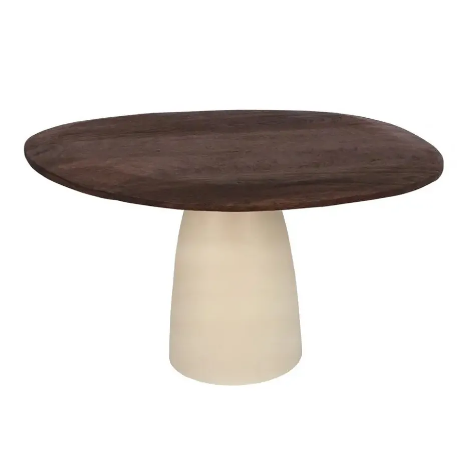 Brix - Eetkamertafel - Brix Marron 140 cm - Beige