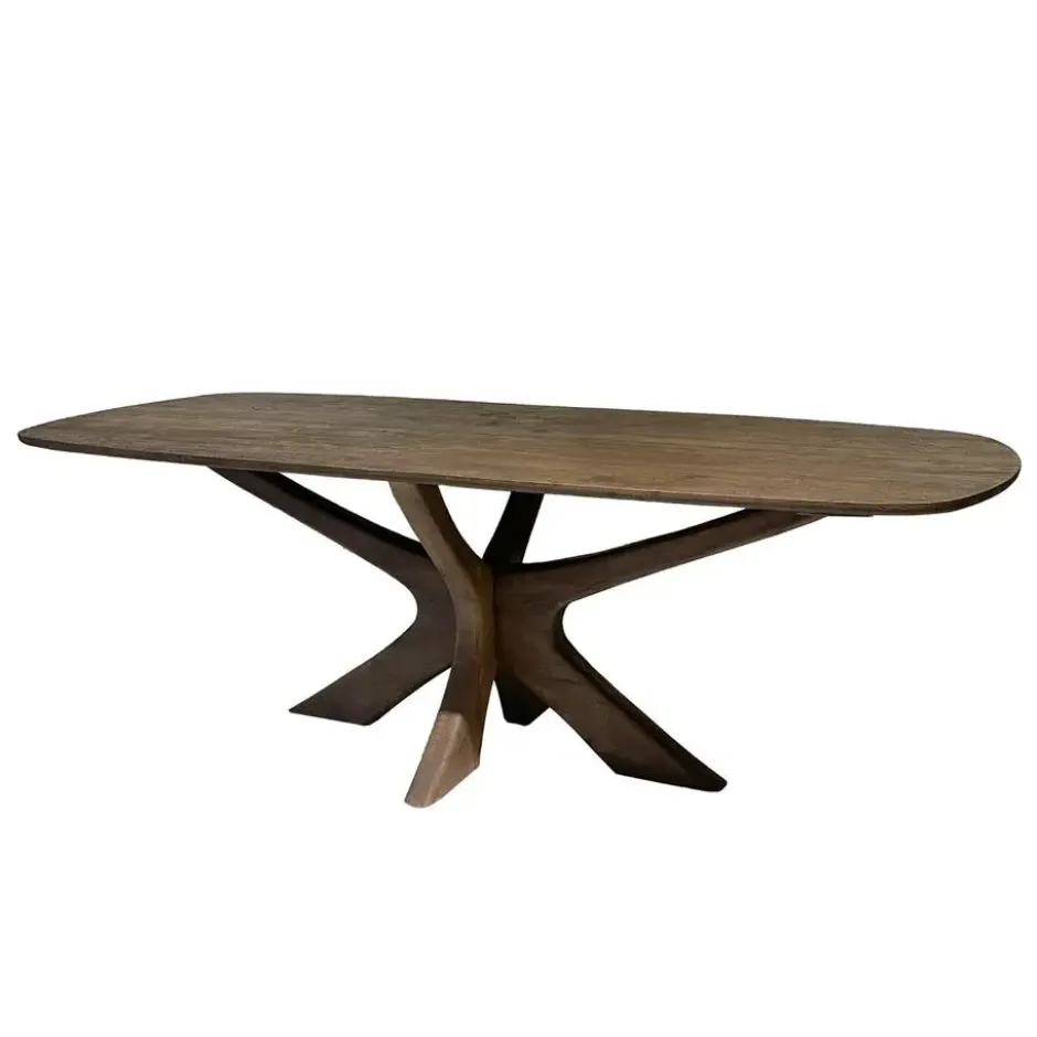 Brix - Eetkamertafel Montreaux - Bruin - Mangohout - 250 cm