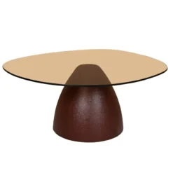 Brix - Salontafel - Brix Mylon Burgundy 86cm - Bruin