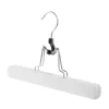 12 Broekhangers met Klemmen - Clip hangers - Wit