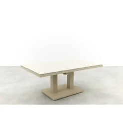 Brooklyn up& down verstelbare tuintafel 140x85 cm. - Latte