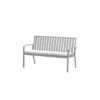 Bruno parkbank - aluminium - taupe - valley sand