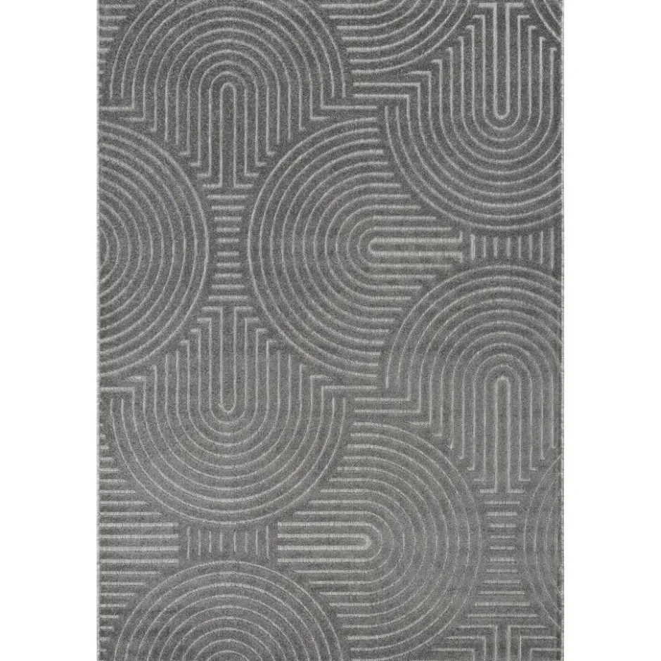 Buitenkleed Berlin Japandi Grijs - 200x290 CM