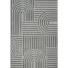Buitenkleed Berlin Japandi Grijs - 160x230 CM