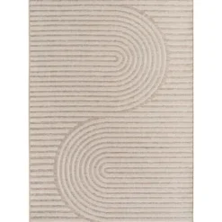 Buitenkleed Desert Japandi Beige - 160x230 CM