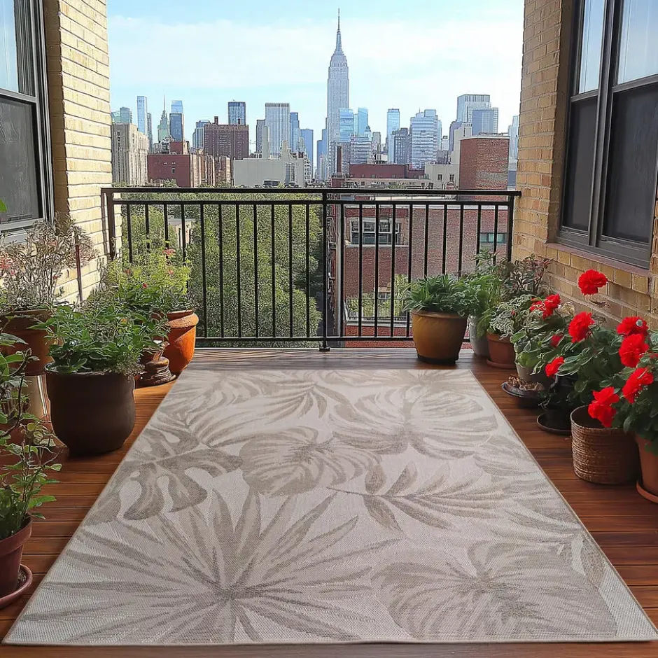 Buitenkleed Desert Solid Beige - 200x290 CM