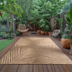 Buitenkleed Timber Jute Bruin - 240x340 CM